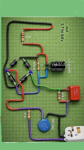 220 volt To variable DC circuit diagram #automobile #shorts #diagram