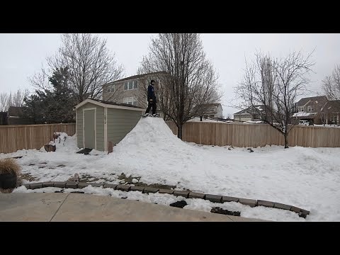 Building a snowboard jump in my backyard