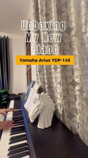 Unboxing Yamaha Arius YDP 145 Piano - A Joyful Delivery!