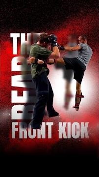 The Teep Trap Setting Up Power Kicks with the Rear Front Kick #shorts