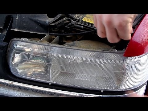 How to replace a headlight bulb on a Chevy
