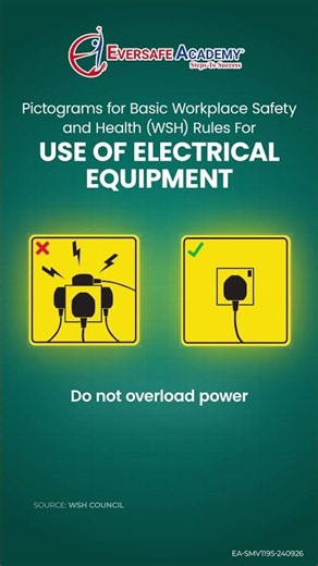 Don't Ignore These Electrical Safety Rules ⚠️ #workplacesafety #safetyfirst #training
