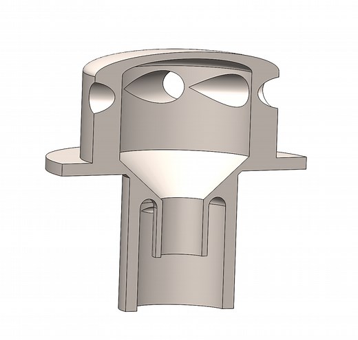 Coaxial Swirl Injector for Rocket Engine