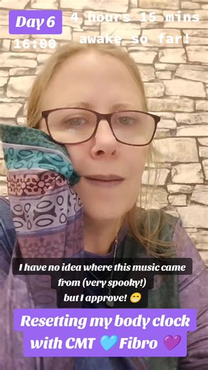Day 6 of resetting my body clock and #sleep patterns with #fibromyalgia and #cmt Posting late but yesterday was a good day, despite #cold and flu symptoms exasperating my pain etc! Went busking - even managed some housework! Followed my lots of #selfcare