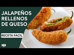 Jalapeño peppers stuffed with cheese