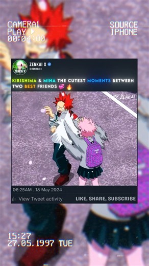 Kirishima & Mina’s Moment 🫣🔥 #myheroacademia #edit #mha #amv #anime