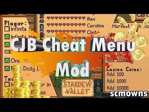 StarDew Valley Cheat Menu Mod Review & Tutorial 2020