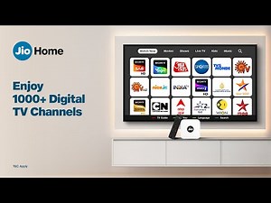 Enjoy 1000+ Digital TV channels in 15+ languages on JioHome!