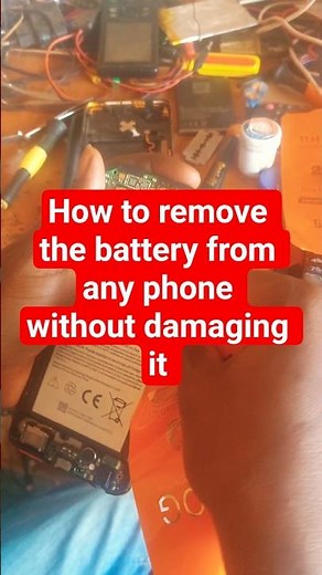 how to remove battery from any phone without damaging it #shortvideo #phonedamage #smartphone