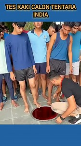 831K views · 1.7K reactions | Tes Kaki Calon Tentara India. #faktamenarik #faktaunik #faktadunia #sains #infoseputar #informasipublik #infounik #infomenarik #infometa #infoterkini #infoterbaru #didyouknow #informativepost #informativecontent #aksi #kreatif #inovatif #inovasi #teknologi #tutorial #foryoupage #reels #videoviral #beritaviral #fypシ゚viralシfypシ゚ | Safriyadi Safriyadi | Facebook