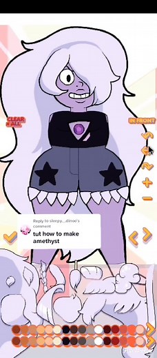 Replying to @sleepy._.dinoo FUTURE AMETHYST💜 tutorial on gemsona maker #stevenuniversefuture #stevenuniverse #gemsonamaker #stevenuniversefandom