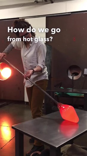 From Hot Glass to adorable Earrings #blownglass #jewelryartist #glassearrings #glassjewelry #waterjet #cnc #glassblowing #prince #craft #howto