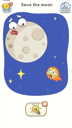 Save the moon 🌝 Dop 5 (delete one part) Dop 5 level 1728 #moonranking #short #gaming