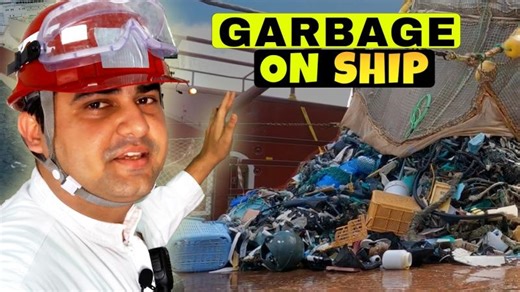 GARBAGE🗑️ On Ship🚢 | Garbage Management | Garbage Collection🪏 | Garbage Disposal | Difficult JOB😞🤮 | Larry Chan