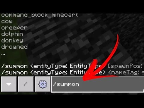 How to use the /summon command in Minecraft Bedrock
