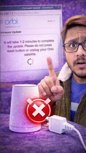 Orbi Firmware Update Stuck? DON’T Unplug It ❌🤯