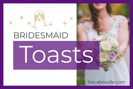 115 Bridesmaid Toasts, Quotes, Wedding Cheers