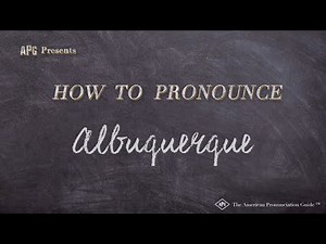 How to Pronounce Albuquerque (Real Life Examples!)