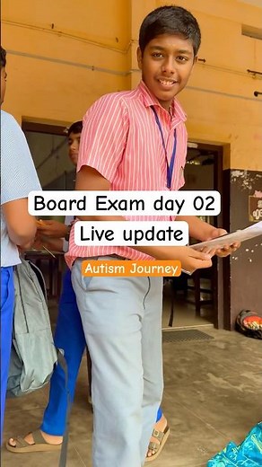 Board Exam Day 2 | English exam update. #darshunmom #autisticchild #autismjourney