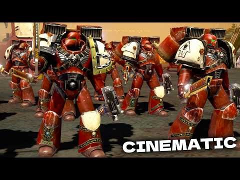 MASSIVE BATTLE! Blood Ravens vs Tyranid Swarm - Warhammer 40k: Dawn of War 2: Astartes Mod (4K)