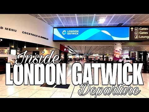 Inside London Gatwick Departure