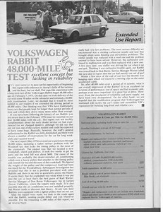 Vintage 48,000 Mile Test: 1976 VW Rabbit - How VW Handed Over The US Import Market to the Japanese - Curbside Classic