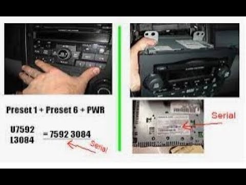 Honda CRV Radio Code Unlock 2003 2004 2005 2006 2007