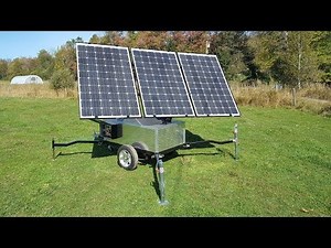 Quantum Harvest Sun Tracking Portable Solar Power System