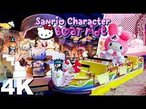 Sanrio Character Boat Ride [On-Ride 4K POV] - Sanrio Puroland Tokyo