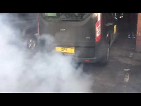 Ford Transit custom DPF regeneration after cleaning procedure at www.doncasterdpfcleaning.co.uk