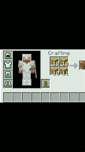 How To Make Crafting Table In Minecraft / Tutorial Video f Minecraft