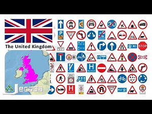 Traffic-Road Signs in the United Kingdom (London, Birmingham, Manchester, Liverpool, Glasgow)