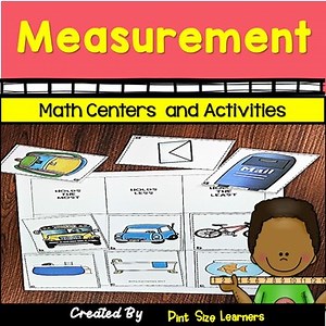 K and 1 Measurement  Centers and Worksheets