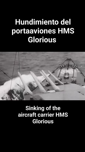 6.3K views · 171 reactions | El portaaviones HMS Glorious fue hundido por los acorazados alemanes Scharnhorst y Gneisenau el 8 de junio de 1940. | Historia Naval Segunda Guerra Mundial | Facebook
