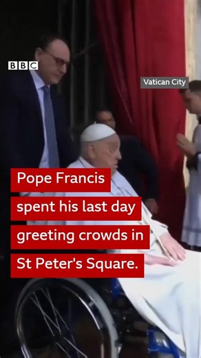 The world's Catholics are mourning Pope Francis who has died aged 88. The last time he appeared in public was for an Easter Sunday blessing at the Vatican's St Peter's Square. It had been unknown at the time if the pontiff would join the service following his discharge from hospital last month. 🎧 https://bbc.in/3GhXRxz | BBC World Service