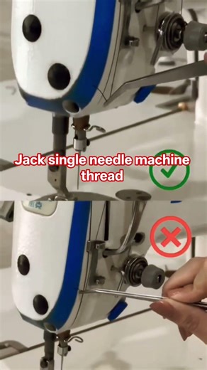 Jack Single Needle Machine Threading | Easy Way to Put Thread in Sewing Machine #Shorts15 March 2026