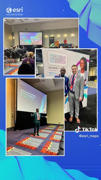It’a fun to hang with the Y-P-N! You heard it here first, Esri’s Young Professionals Network is the group to be a part of. Join now! 🫱🏼‍🫲🏾 #esri #YPN #GIS #network