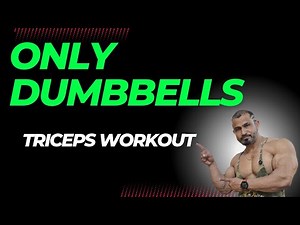 Only Dumbbells Triceps Workout at Home | 5 Best Exercises for Bigger Arms