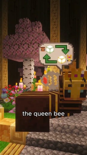 Entering bee nests in Minecraft!