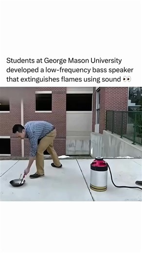 George Mason University discovered sound can extinguish fire. We discovered the bumpboxx was already loud enough. No lab coat required. Everyone back up. It’s here 🔊🔥