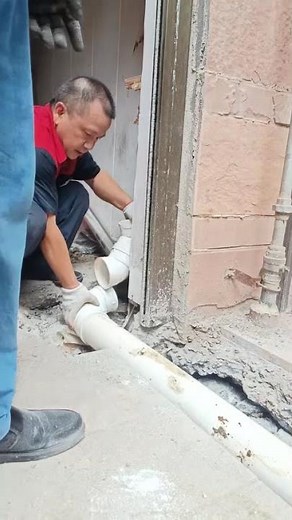 Teach you how to replace the drain pipe Replace the drain pipe Perform drain pipe replacement