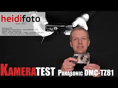 Panasonic Lumix DMC TZ 81 Review Hands-On Test german | deutsch