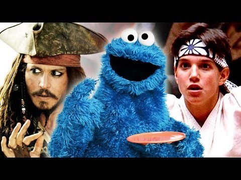 Cookie Monster Spoofs Hollywood Movies