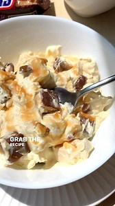 If summer had a signature dessert, this Snickers Salad would be it! Cool, creamy, and packed with apples, whipped topping, and chunks of Snickers, it's always the first bowl to disappear at BBQs and potlucks. Trust me, make a double batch! ☀️🍫 Ingredients ▢ 1 box (3.4 ounces) instant vanilla pudding ▢ ¾ cup whole milk ▢ 1 container (8 ounces) Cool Whip, thawed ▢ 4 honeycrisp apples ▢ 5 Snickers bars, full sized ▢ ¼ cup caramel sauce Instructions 1. Add the vanilla pudding powder and whole milk 