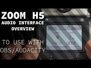 Zoom H5 Handy Recorder Audio Interface Mode - Overview
