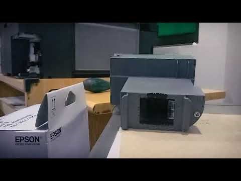 How to replace the Epson L14150 maintenance box? #inkpad #replacement #epsonl14150