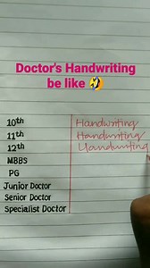 Doctor Handwriting be like… | Doctors.co.in