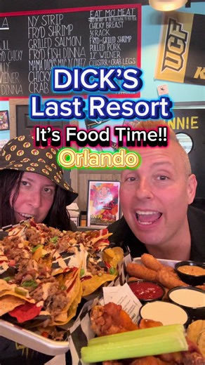 Food Journey at Dick's Last Resort in Orlando