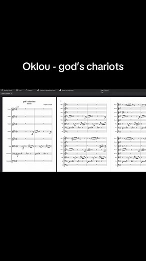 god’s chariots by @Oklou arranged for strings 🦢 #chokeenough #classicalmusic #oklou