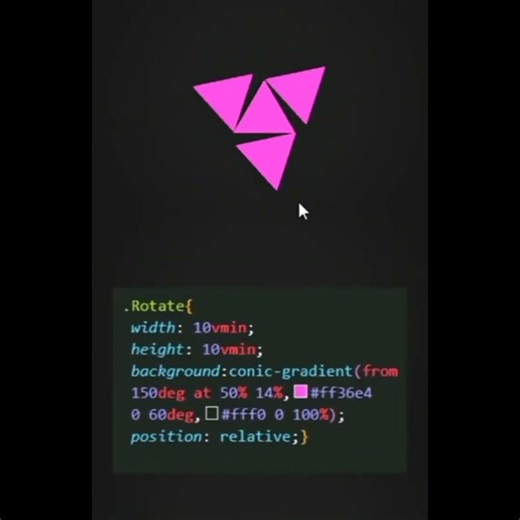 #triangle flip rotation #htmlcss#codingdesign #javaprogramming #bignerstips#foryourpage